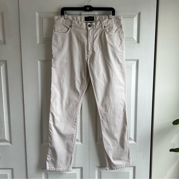 Ermenegildo Zegna Other - ERMENEGILDO ZEGNA Ivory‎ Cotton/Elastane  Denim Pants Trousers Jeans Preppy 36